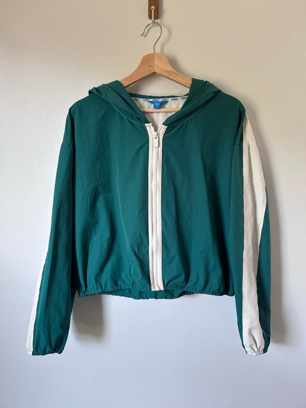 Prince Green White Zip-Up Tennis Pickleball Jacket Women's Size Large